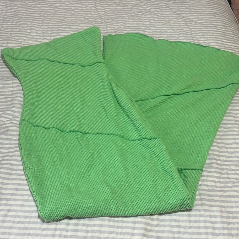 Vibrant Green Strapless Dress